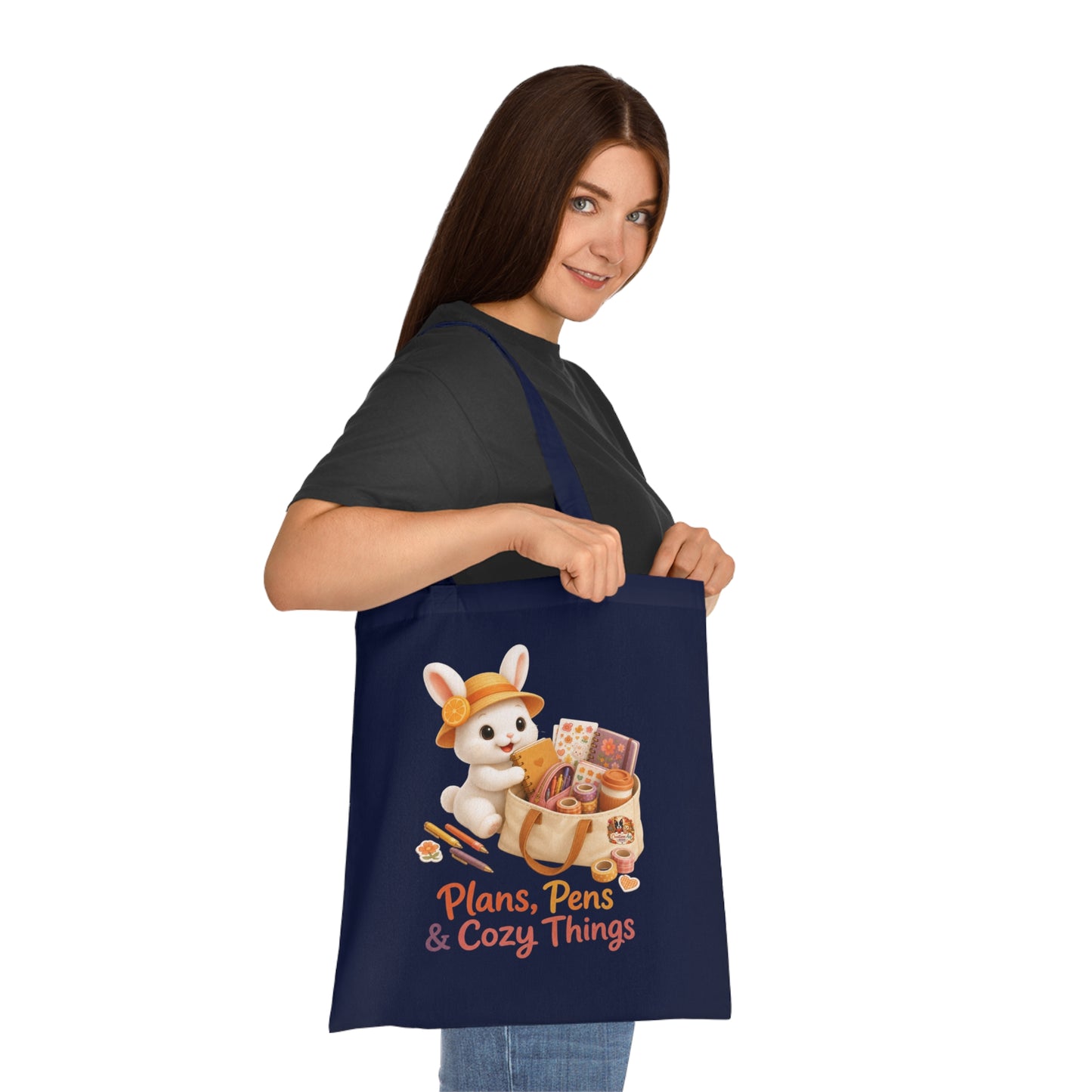Maggie – Plans, Pens & Cozy Things Totebag | 100% Katoen | Herfstcollectie 2026