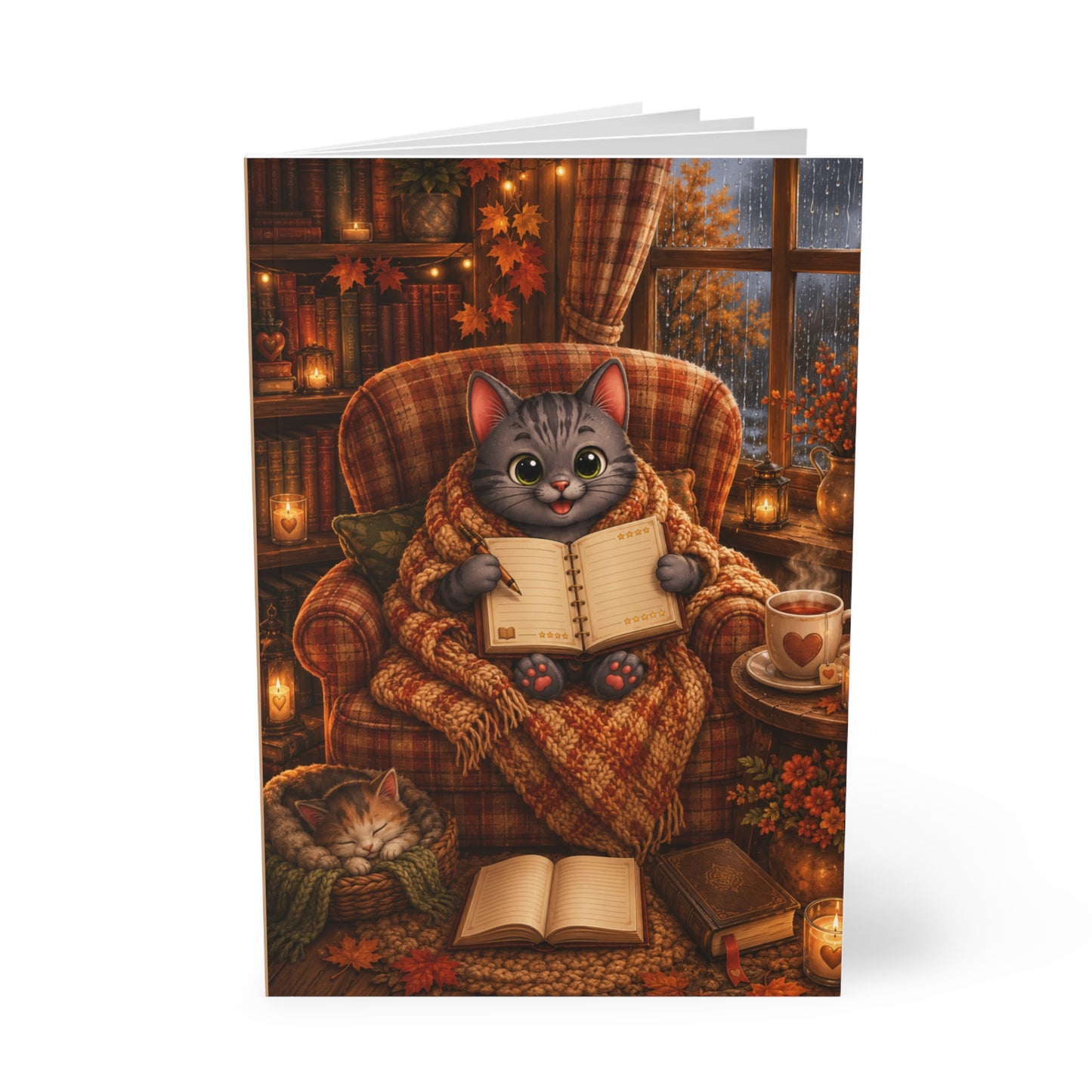 Shelby's Knusse Herfstleeshoek A5 Notebook | Herfst 2026 | Lijn Notitieboek | Creatieve Aap