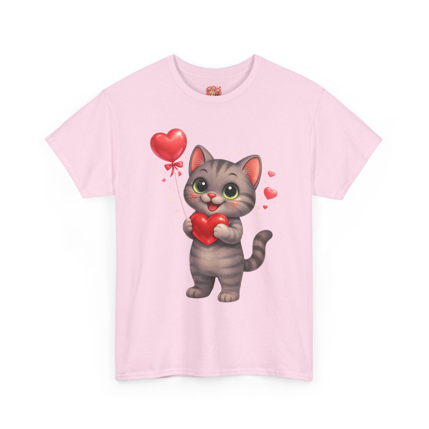 Valentijn T-shirt Shelby 2026 – Unisex Adult | Light Pink, Natural & White