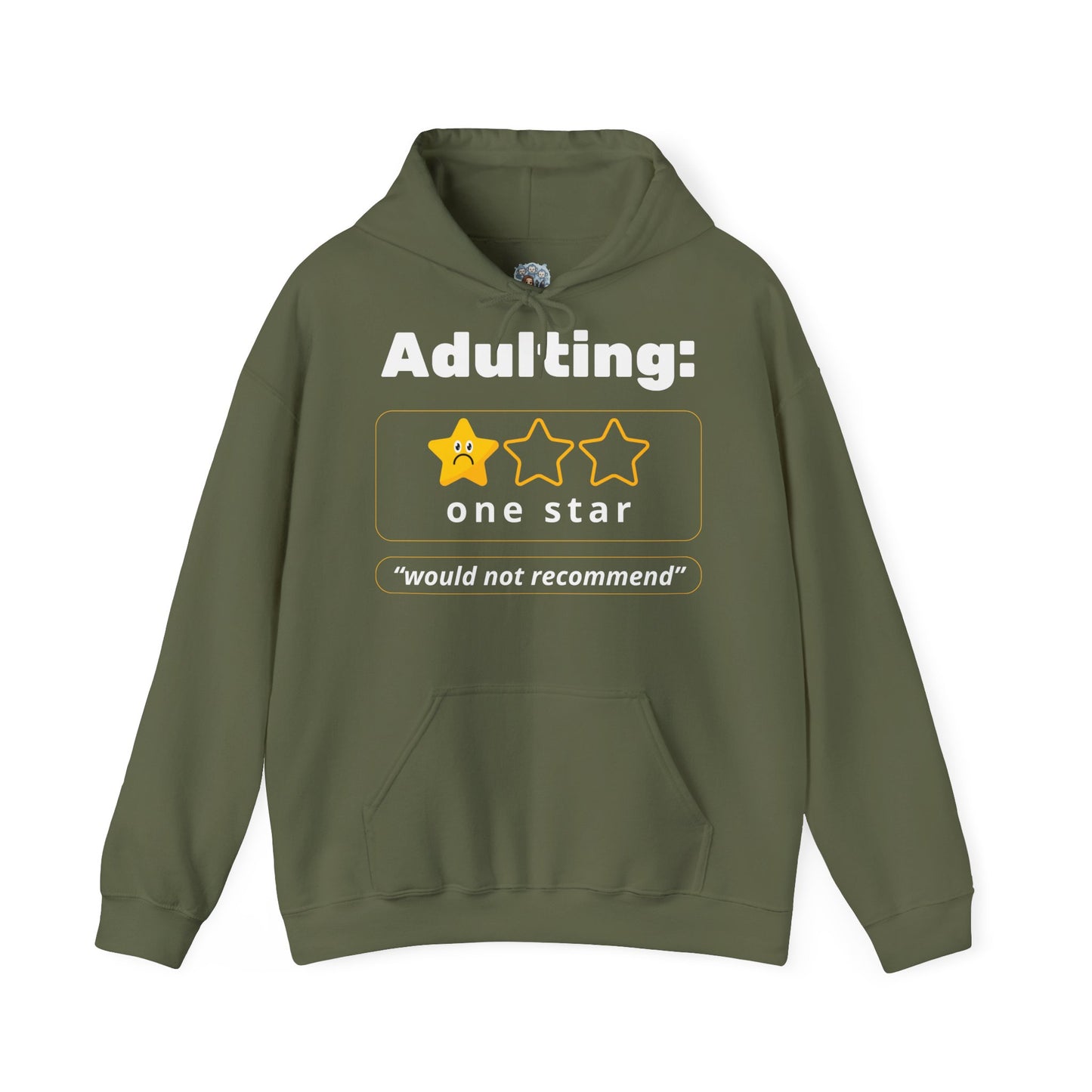 Unisex Heavy Blend™ Hooded Sweatshirt – Adulting One Star Hoodie