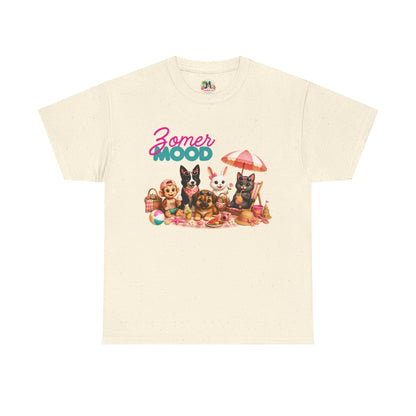 Zomer Mood T-Shirt Volwassenen – Creatieve Aap Karakters Shirt | Kawaii Zomer Shirt