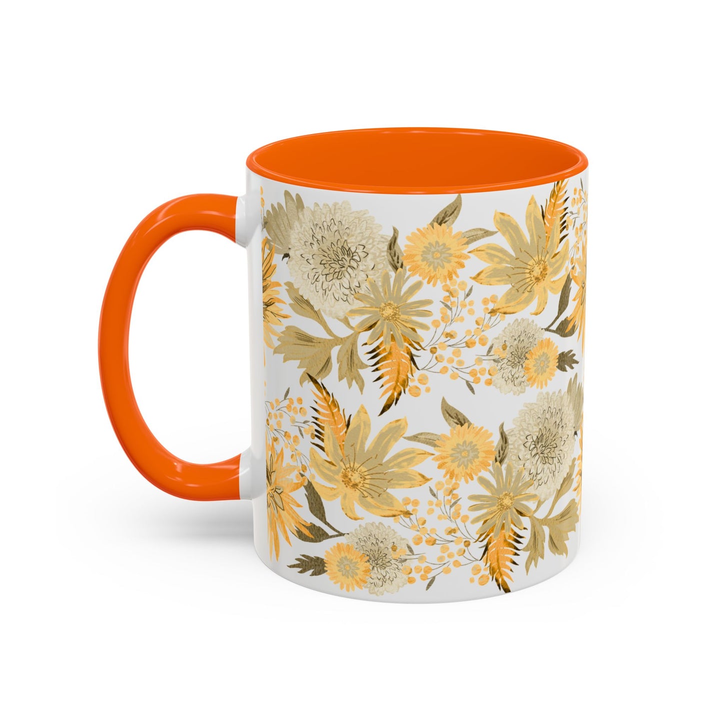 Herfst Fleurige Mok 330 ml | Keramische Koffie- en Theemok | Herfst Bloemen Design | Herfst Collectie 2026