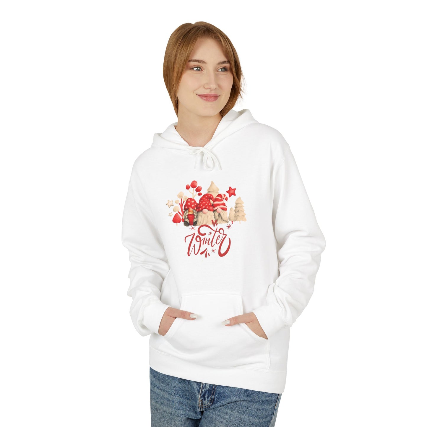 Unisex Hoodie – Wintertijd Collectie | Creatieve Aap | Cozy winter hoodie
