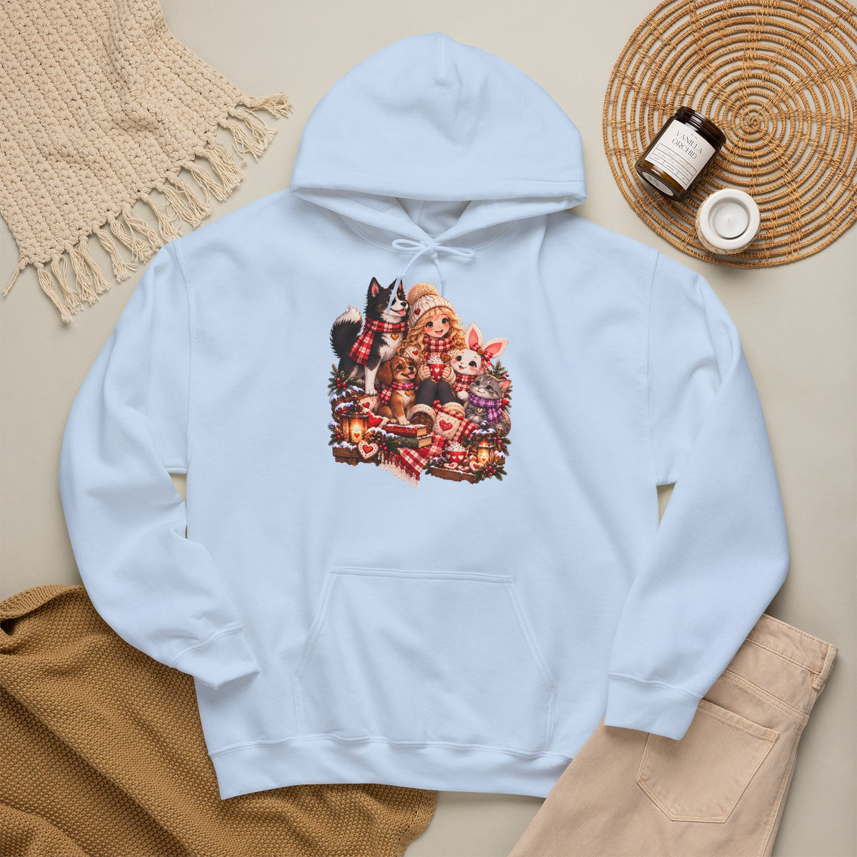 Midwinter Village – Wintergezelligheid | Unisex Hoodie