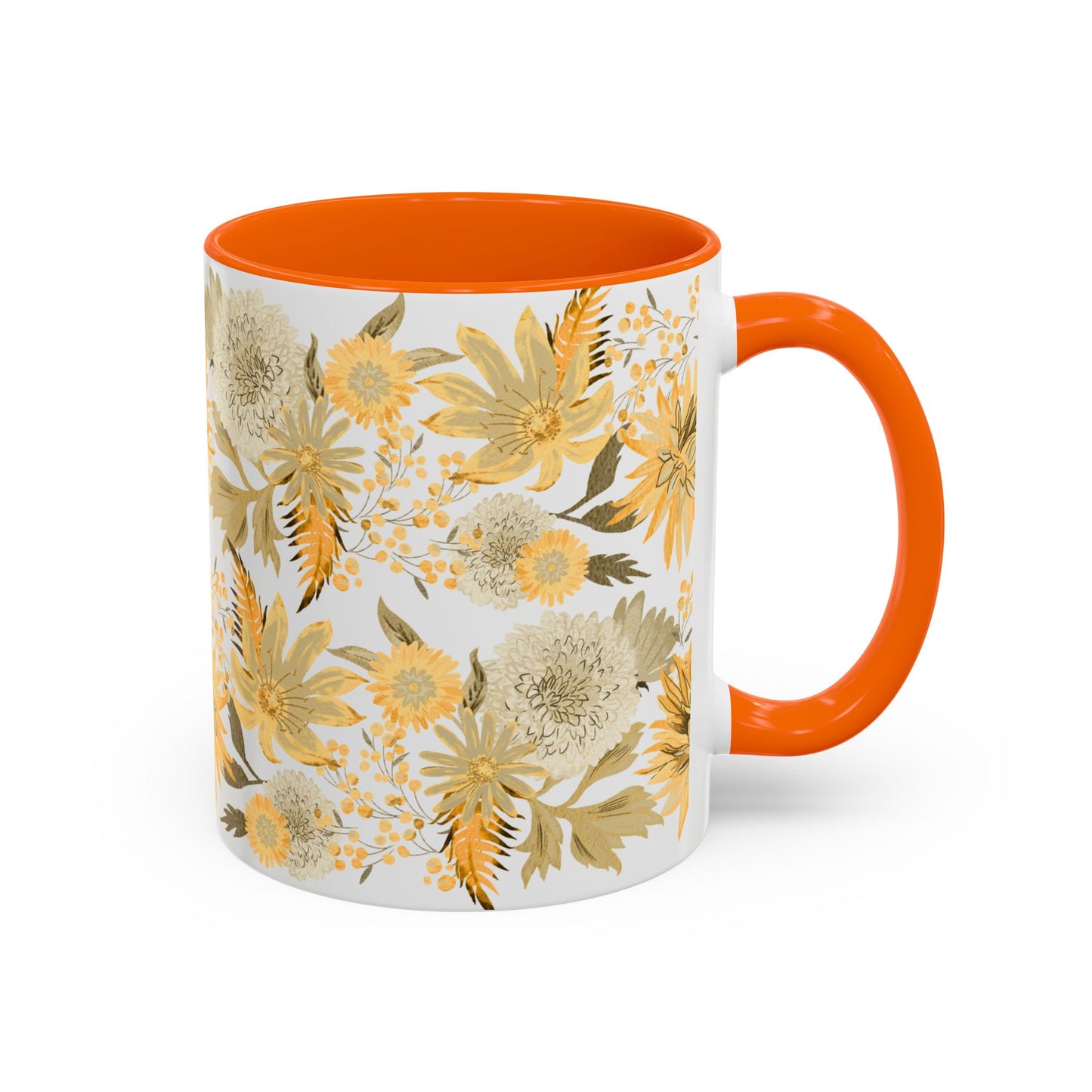 Herfst Fleurige Mok 330 ml | Keramische Koffie- en Theemok | Herfst Bloemen Design | Herfst Collectie 2026