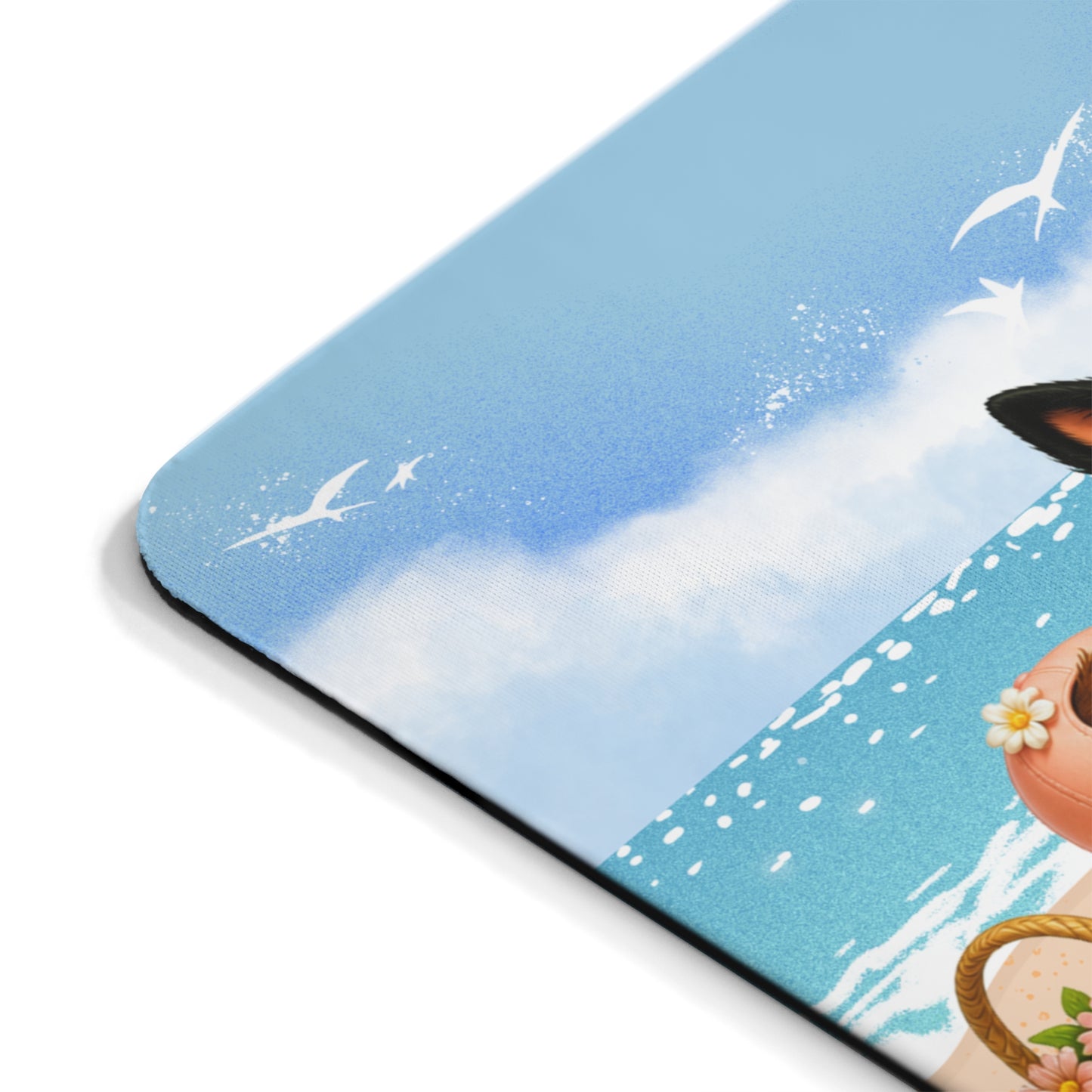 Zomer Mood Muismat | Creatieve Aap Karakters Mousepad | Kawaii Strand Bureau Accessoire