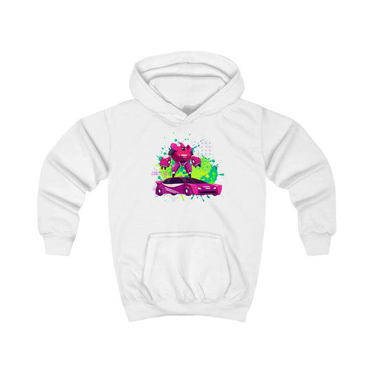 Kinder Hoodie – Robot Car Power | Creatieve Aap | Stoere hoodie