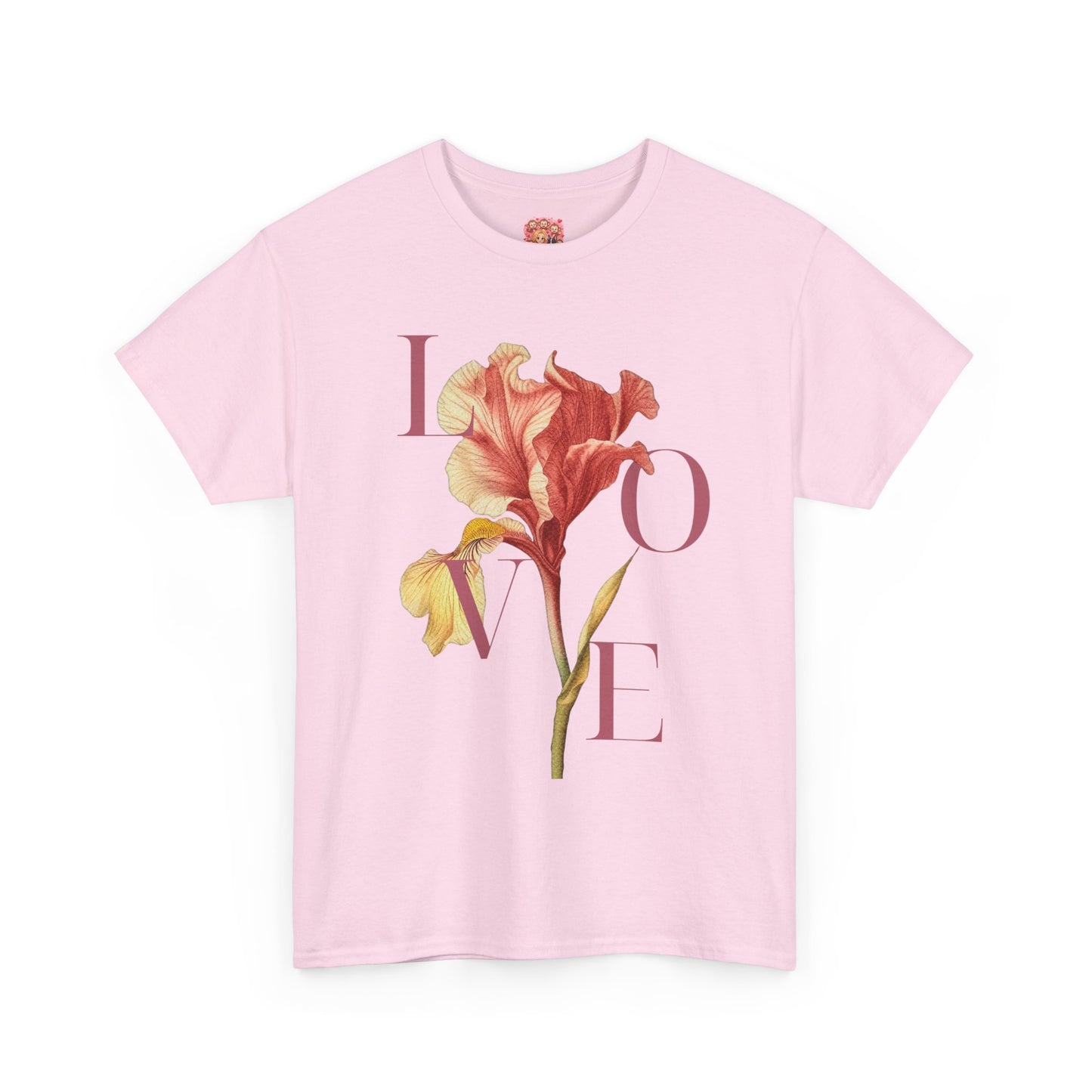 Valentijn Shirt LOVE Flower – Unisex T-Shirt Adult | Gildan 5000 | Valentijn 2026