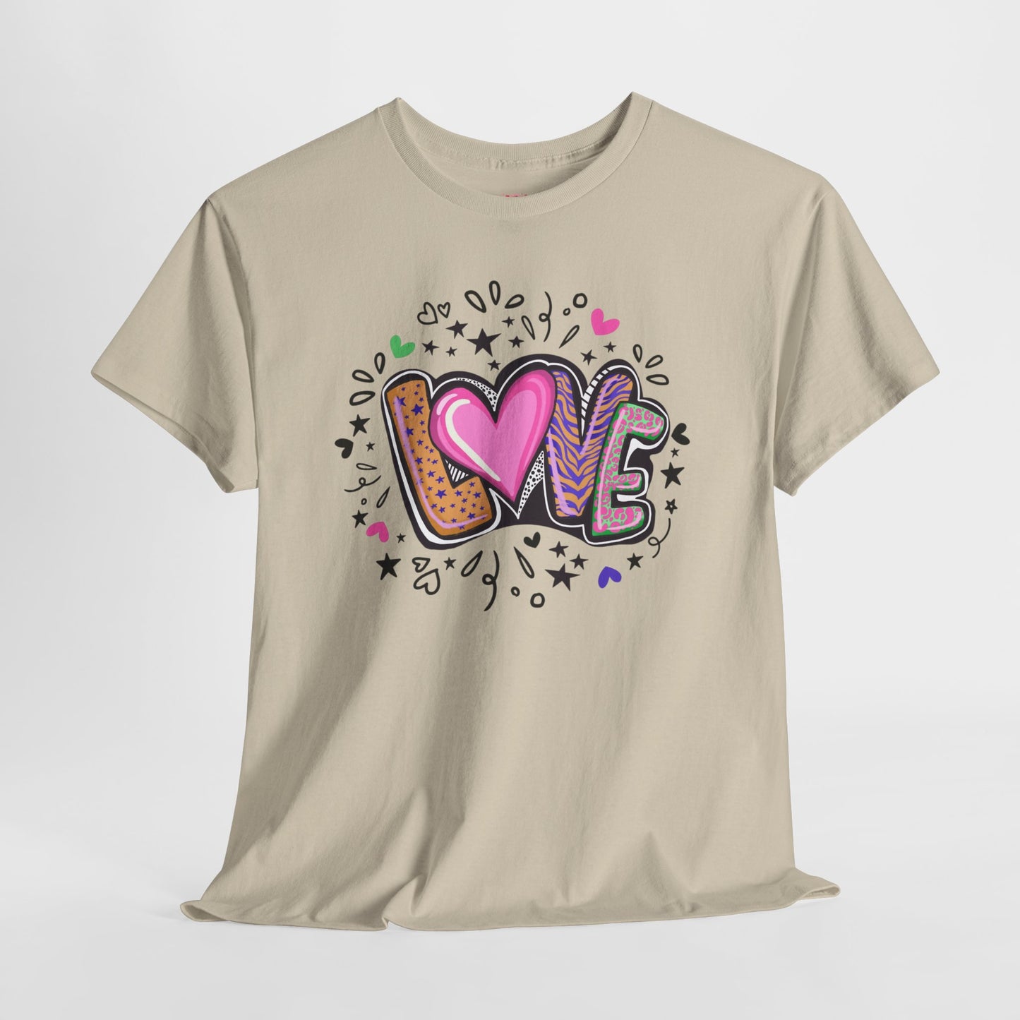 Valentijn Shirt LOVE Flower – Unisex Adult T-Shirt | Gildan 5000 | Valentijn 2026