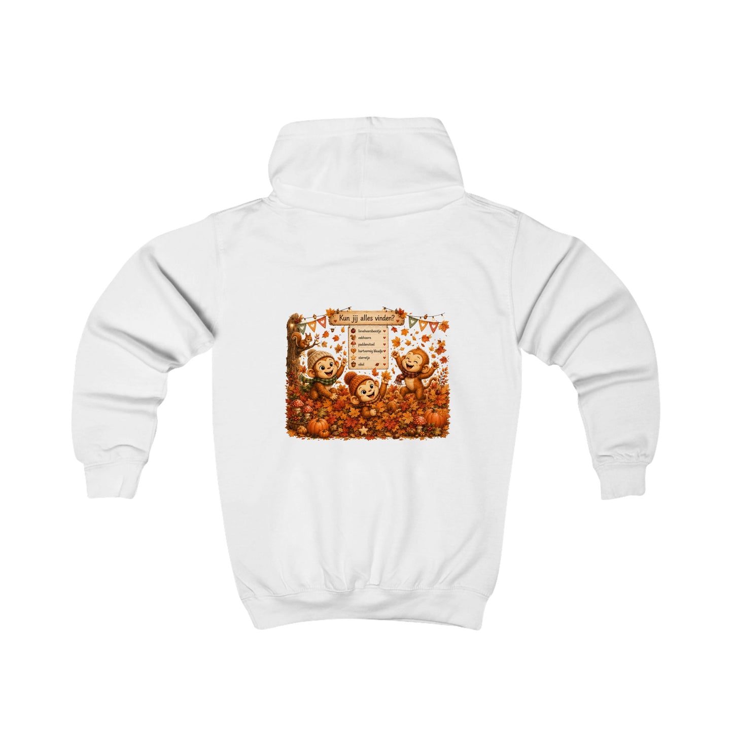 Creatieve Aapjes – Herfstspel Kinder Hoodie | Herfst 2026 | Creatieve Aap