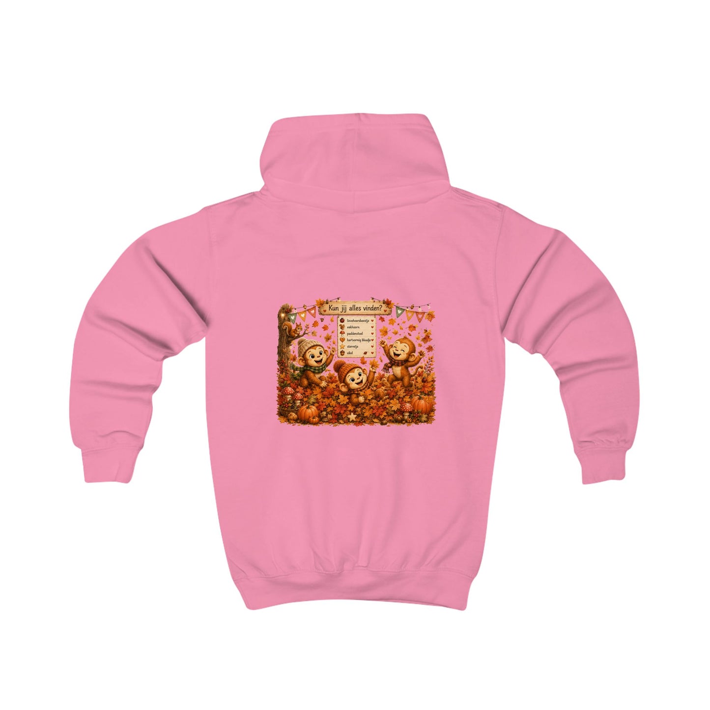 Creatieve Aapjes – Herfstspel Kinder Hoodie | Herfst 2026 | Creatieve Aap