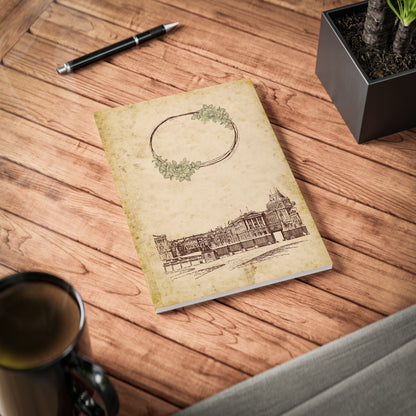 Historisch Stadsgezicht A5 Notitieboek – Gelinieerd – 150 Pagina's – Matte Kaft
