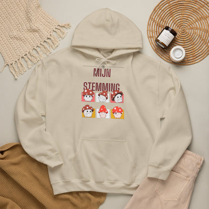 Mijn Stemming Hoodie – Unisex Herfst Hoodie | Kawaii Paddenstoel Hoodie | Gildan 18500