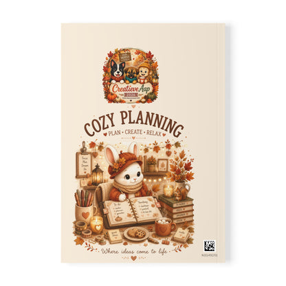 Maggie Cozy Planning A5 Notebook | Herfst 2026 | Lijn Notitieboek | Creatieve Aap
