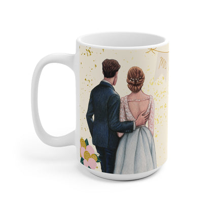 Mr. & Mrs. Trouw Mok – Romantisch Cadeau Printify