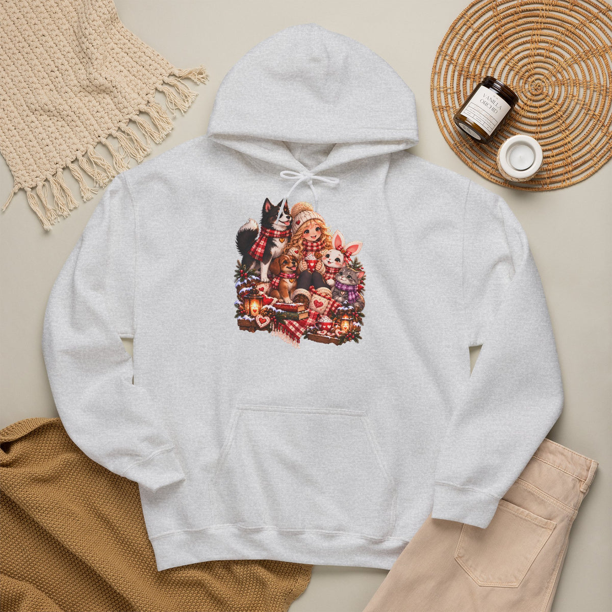 Midwinter Village – Wintergezelligheid | Unisex Hoodie