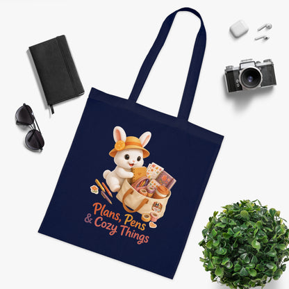 Maggie – Plans, Pens & Cozy Things Totebag | 100% Katoen | Herfstcollectie 2026