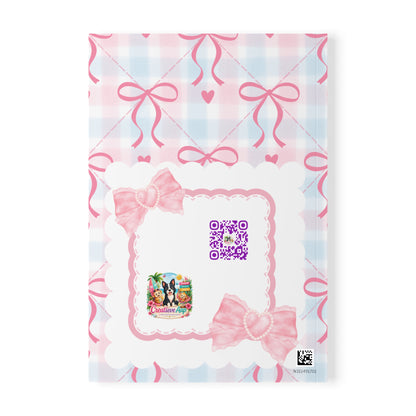 Kawaii Strikjes A5 Notitieboek – Pastel Roze – Gelinieerd – 150 Pagina's