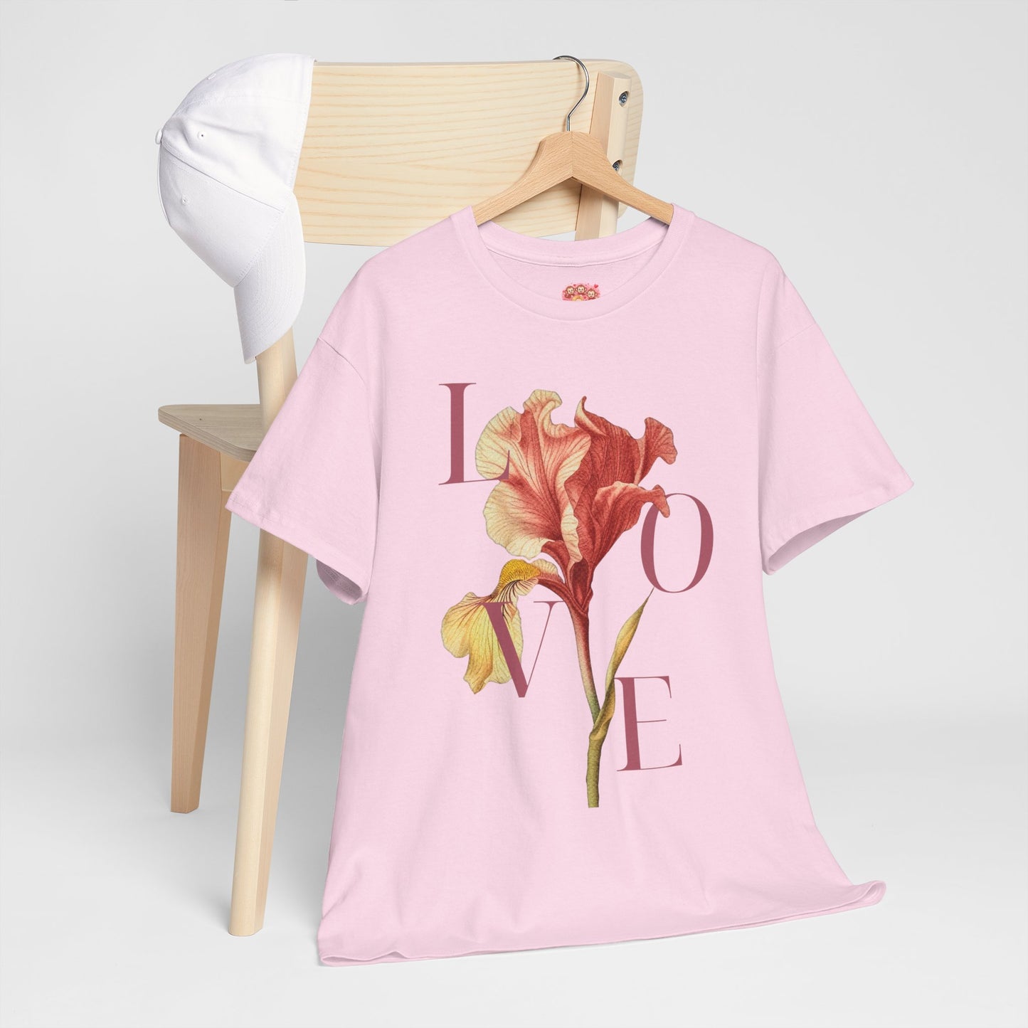 Valentijn Shirt LOVE Flower – Unisex T-Shirt Adult | Gildan 5000 | Valentijn 2026