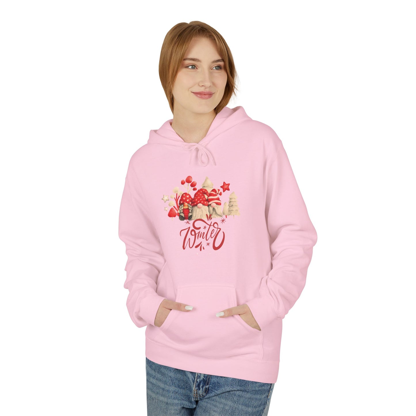 Unisex Hoodie – Wintertijd Collectie | Creatieve Aap | Cozy winter hoodie