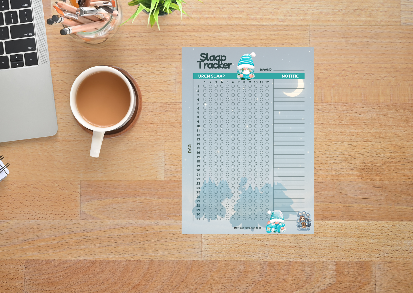 🧊❄️ PDF Download – Planner Set Januari 2026 | Winter Editie