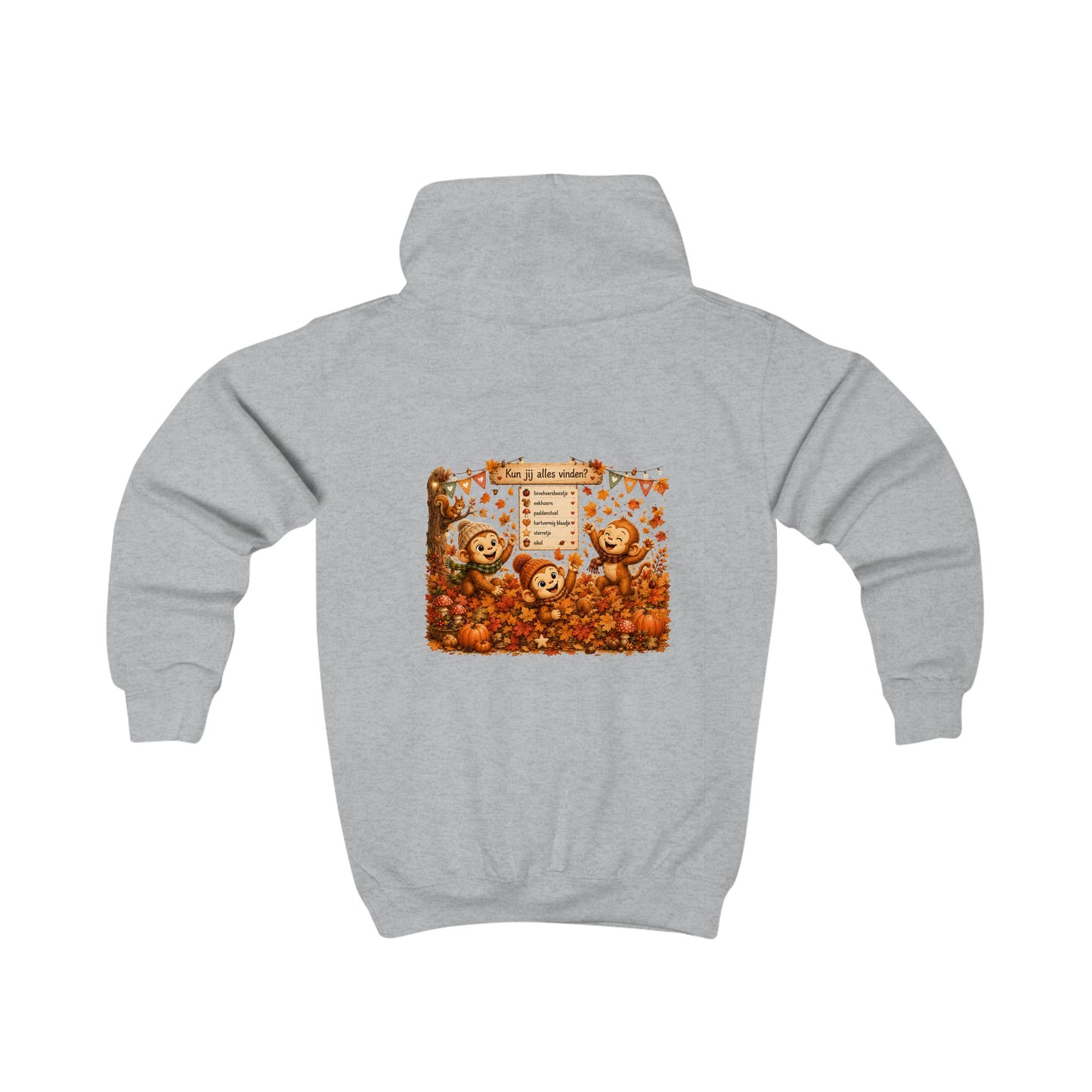 Creatieve Aapjes – Herfstspel Kinder Hoodie | Herfst 2026 | Creatieve Aap