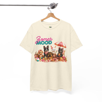 Zomer Mood T-Shirt Volwassenen – Creatieve Aap Karakters Shirt | Kawaii Zomer Shirt