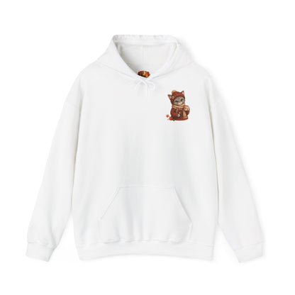 Shelby Reading Season Hoodie – Unisex Cozy Herfst Hoodie | Katten Hoodie | Gildan 18500
