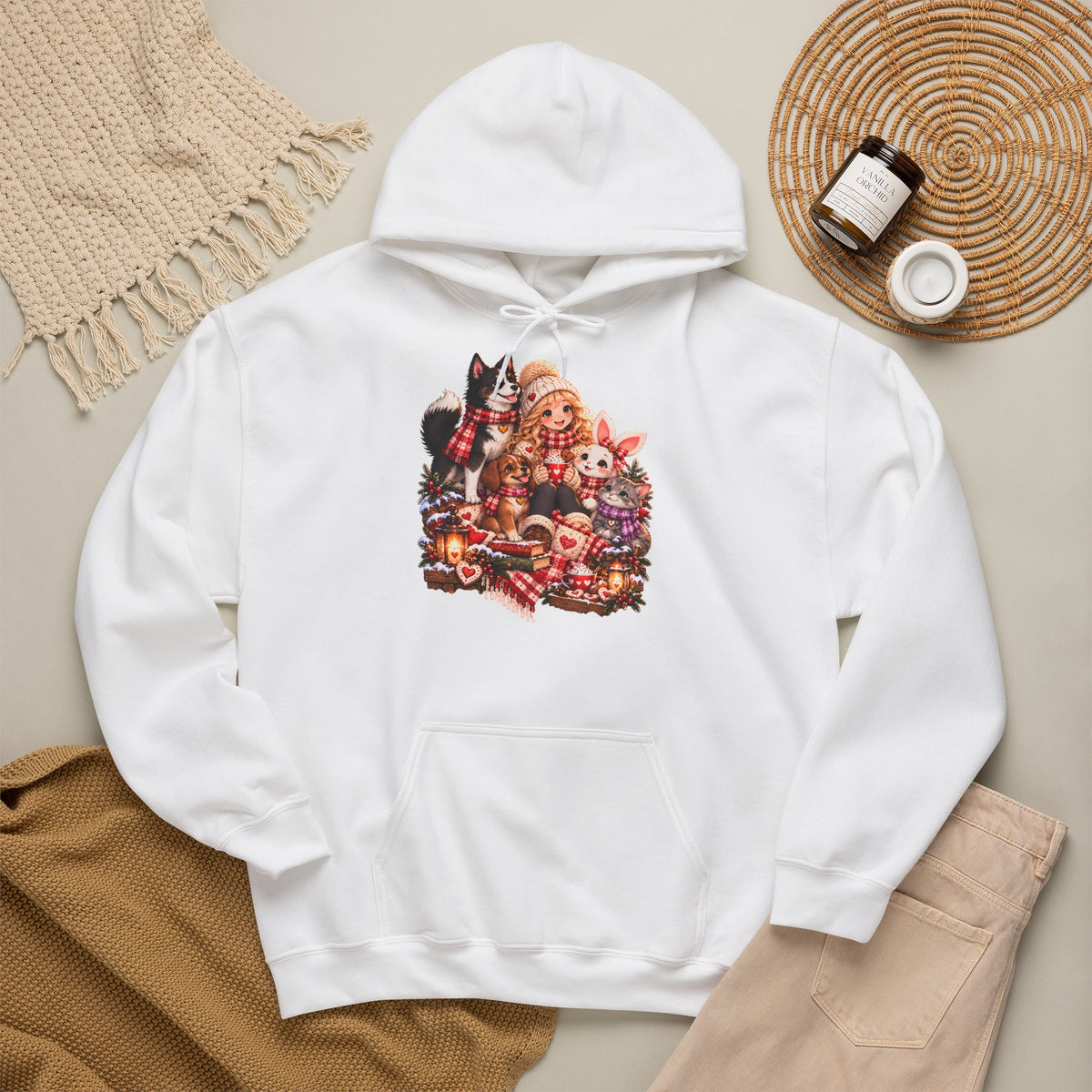 Midwinter Village – Wintergezelligheid | Unisex Hoodie