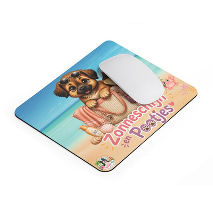 Novi Zonneschijn en Pootjes Muismat | Zomerse Puppy Mousepad | Creatieve Aap