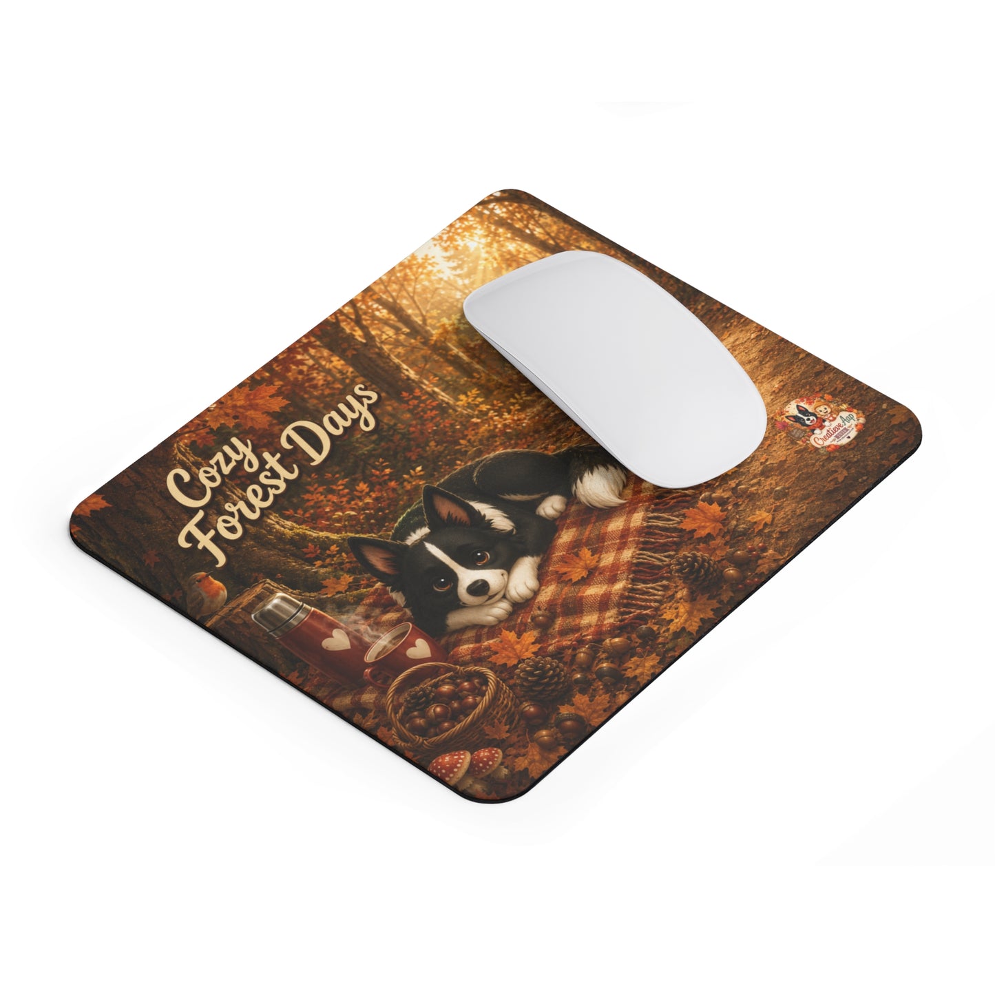 Nikita Rustig Bosmoment Herfst Muismat | Cozy Forest Days | Creatieve Aap Herfstcollectie 2026