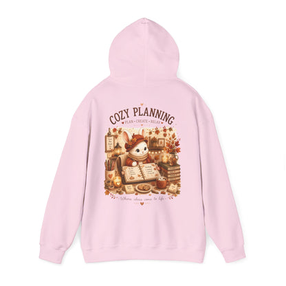 Maggie Cozy Planning Hoodie – Unisex Dubbelzijdig Bedrukt | Herfst Hoodie | Planner Hoodie | Gildan 18500