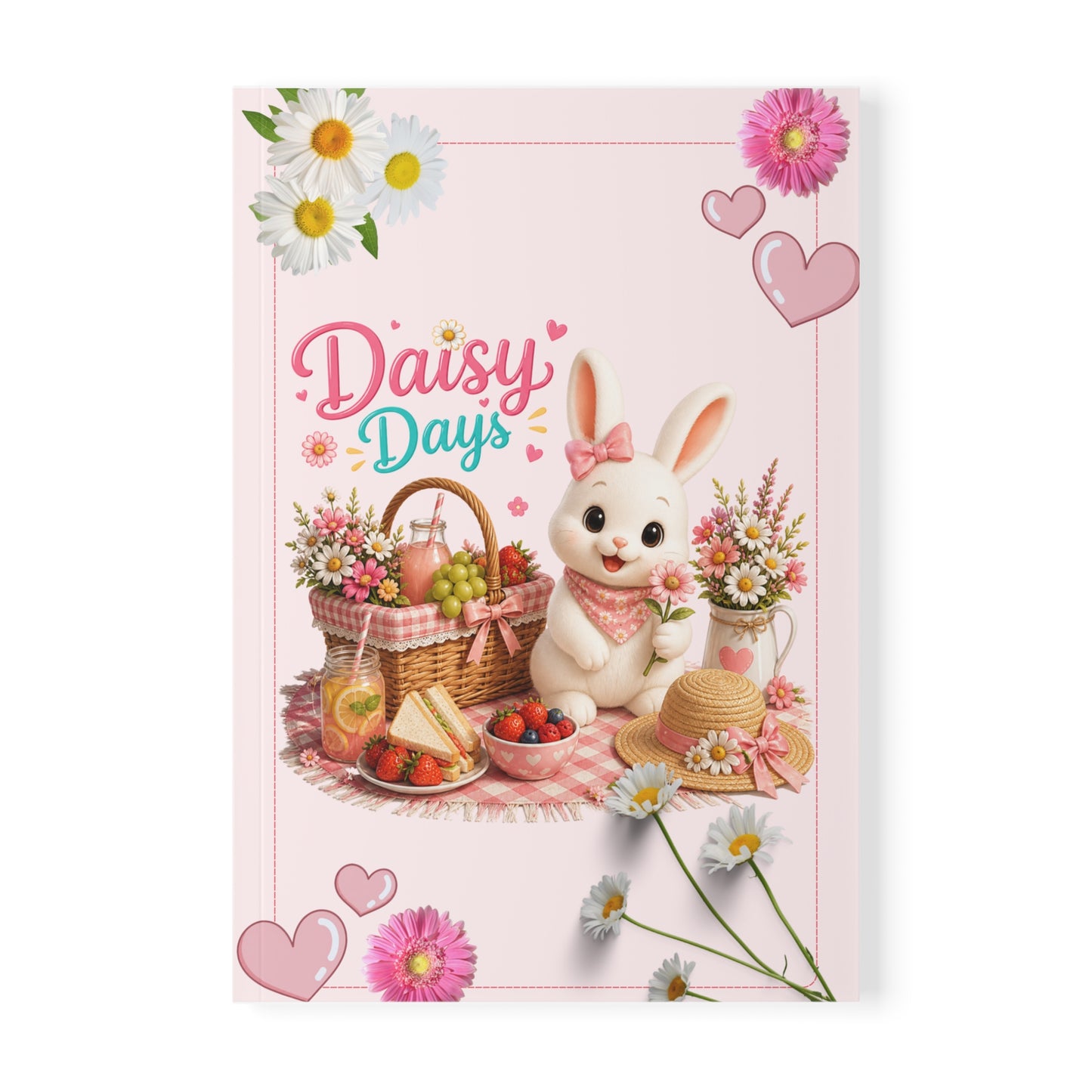 Maggie Daisy Days Notebook A5 | Bullet Journal | Dagboek | Konijnen Schrift | Creatieve Aap