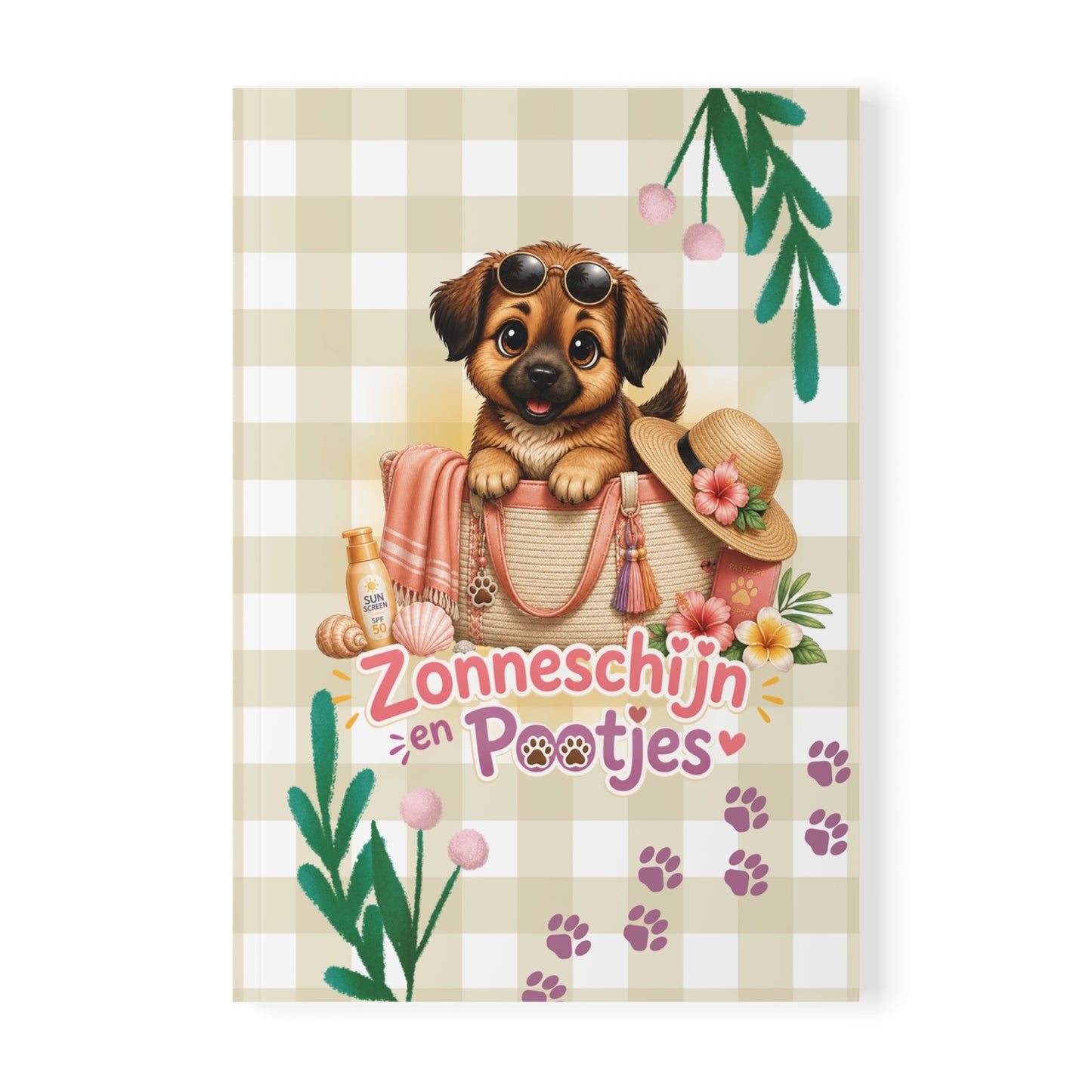 Zonneschijn en Pootjes Novi Notebook A5 | Bullet Journal | Dagboek | Schrift | Creatieve Aap