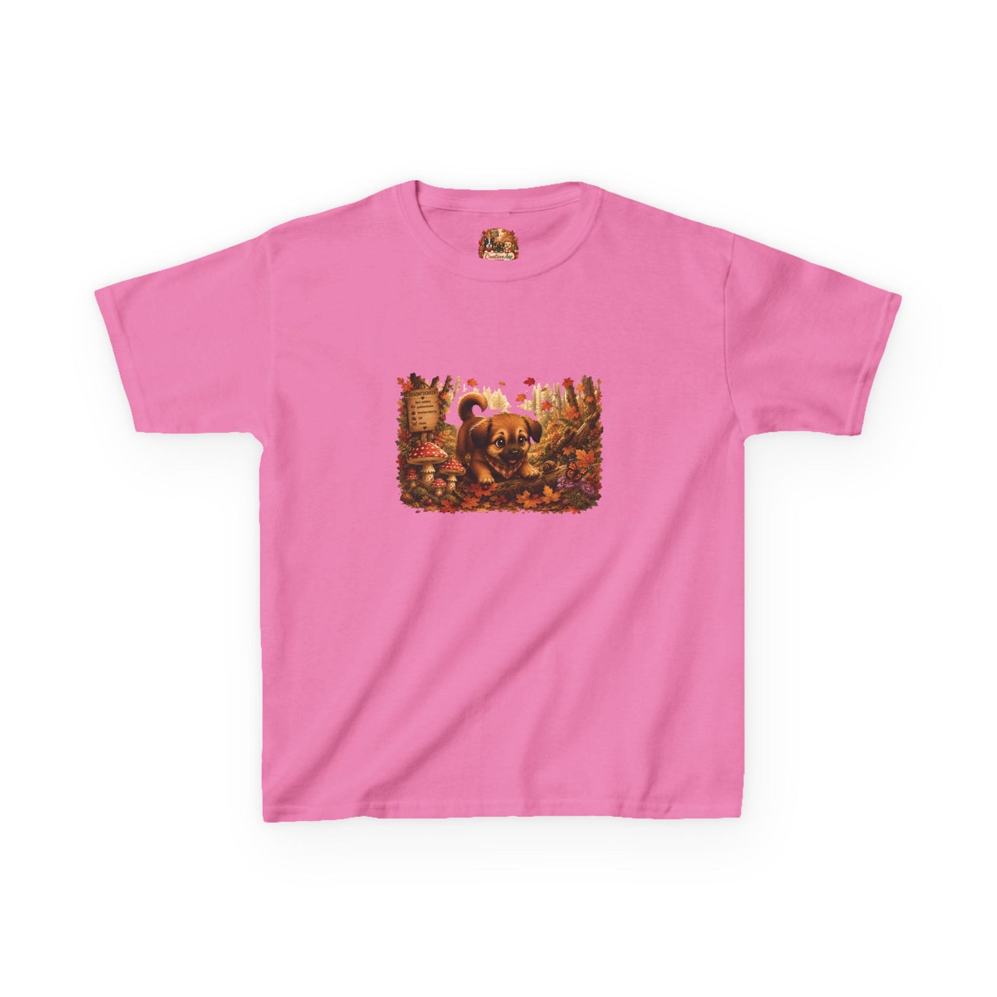 Novi's Bosontdekking Kinder T-shirt | Herfst 2026 | Creatieve Aap