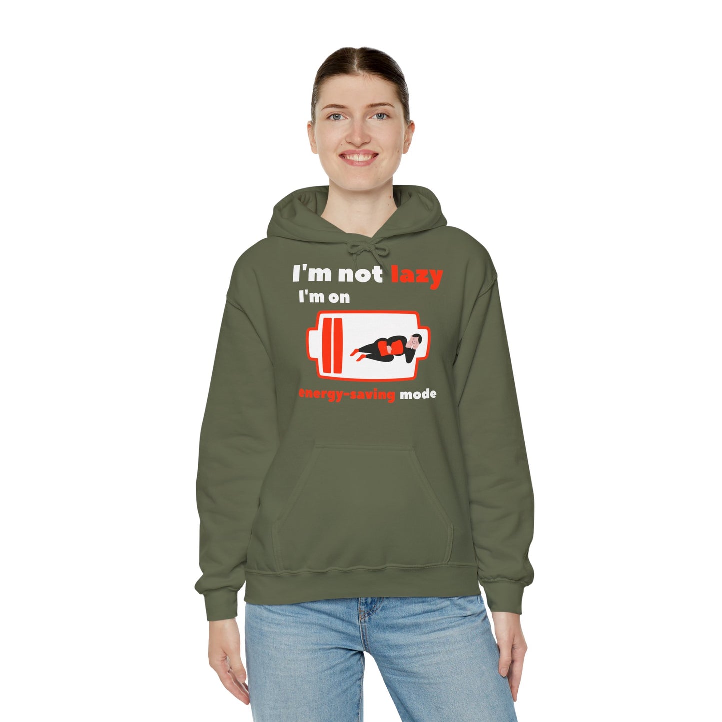 Unisex Heavy Blend™ Hooded Sweatshirt – Energy-Saving Mode Hoodie