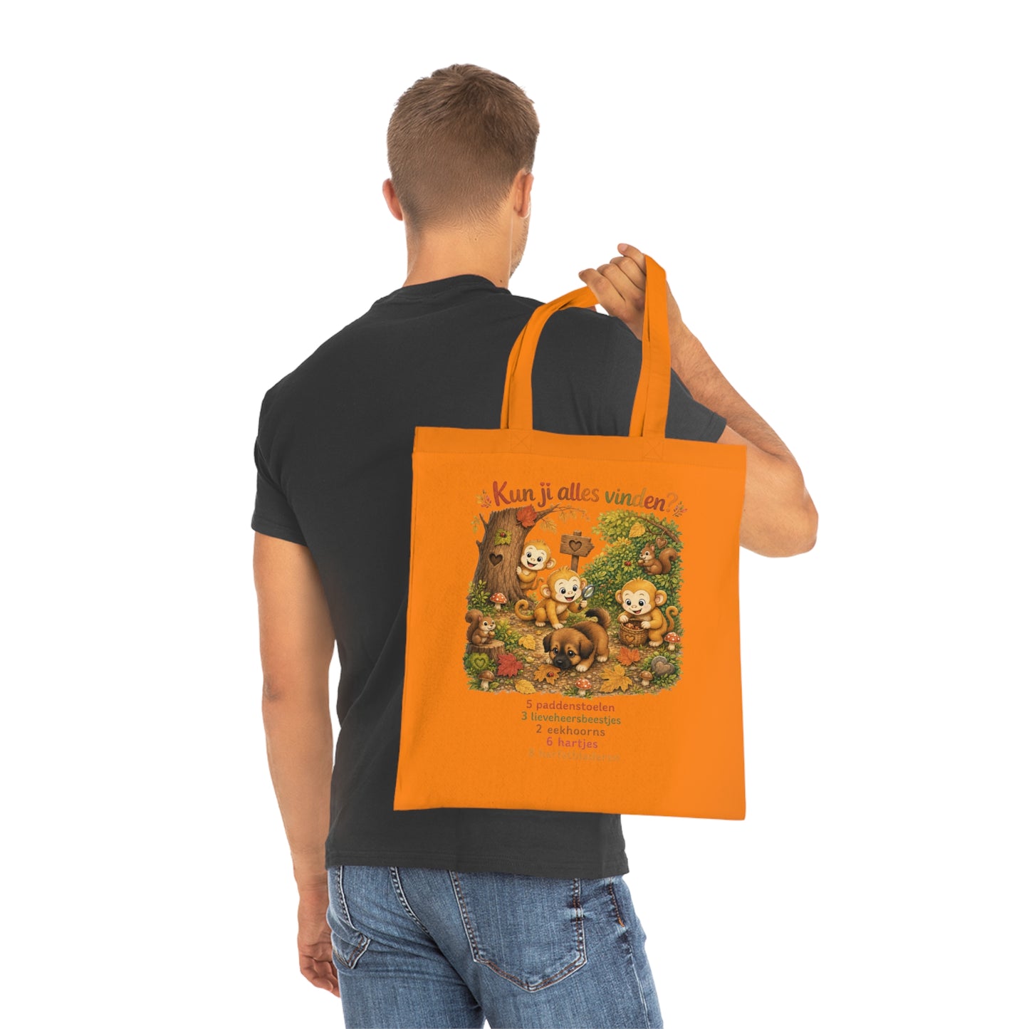 Interactieve Totebag – Kun jij alles vinden? | 100% Katoen | Herfstcollectie 2026