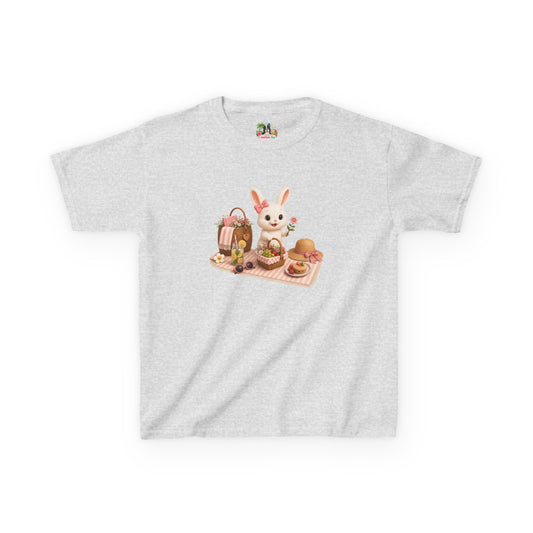 Maggie Zomer Kinder T-Shirt – Schattig Konijn Shirt voor Kinderen | Creatieve Aap