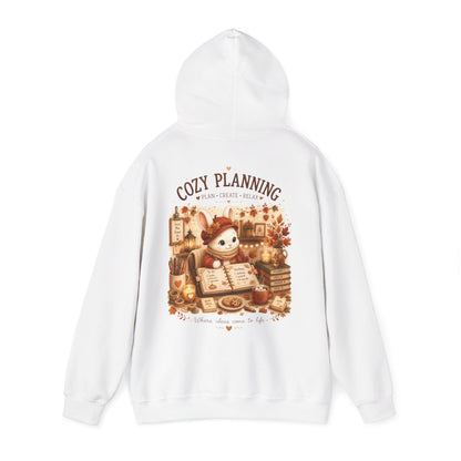 Maggie Cozy Planning Hoodie – Unisex Dubbelzijdig Bedrukt | Herfst Hoodie | Planner Hoodie | Gildan 18500