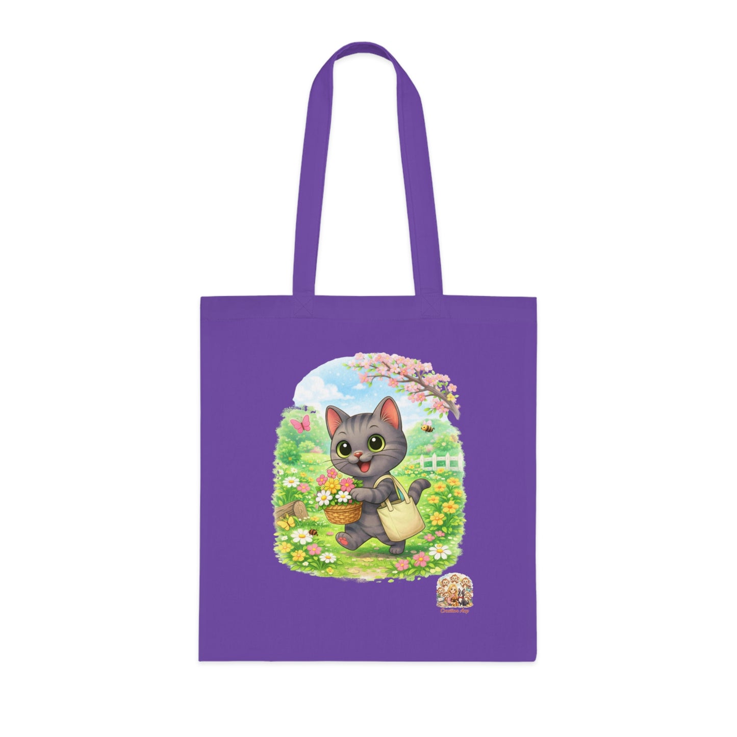 Shelby Lente Tote Bag – Katoenen Shopper met Bloemen | Lente 2026