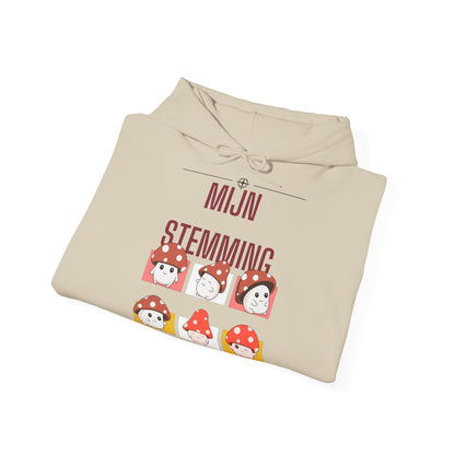 Mijn Stemming Hoodie – Unisex Herfst Hoodie | Kawaii Paddenstoel Hoodie | Gildan 18500
