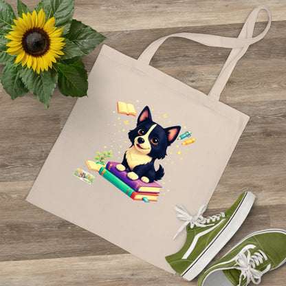 Canvas Tote Bag Nikita – Boekenliefhebber Tas | Creatieve Aap
