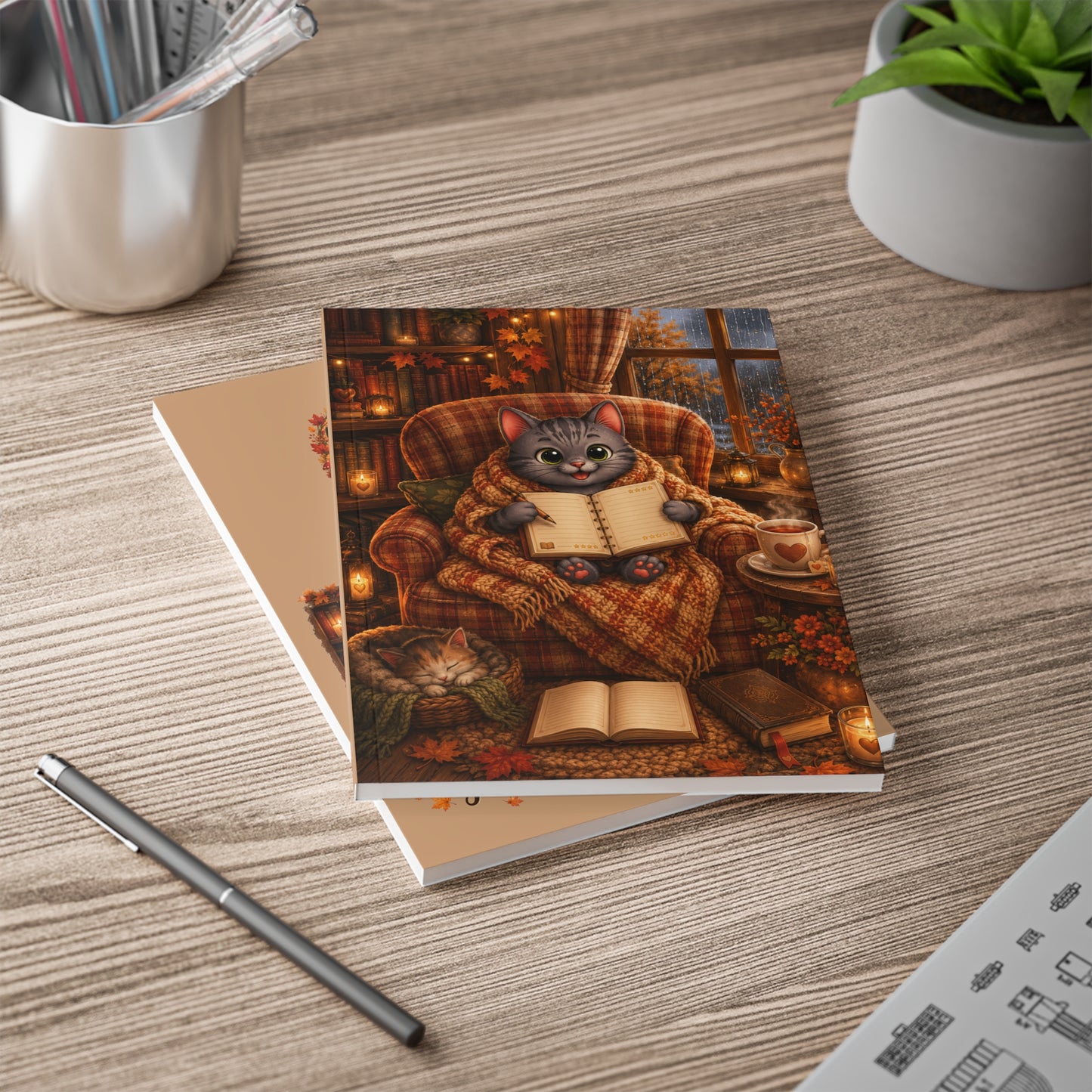 Shelby's Knusse Herfstleeshoek A5 Notebook | Herfst 2026 | Lijn Notitieboek | Creatieve Aap