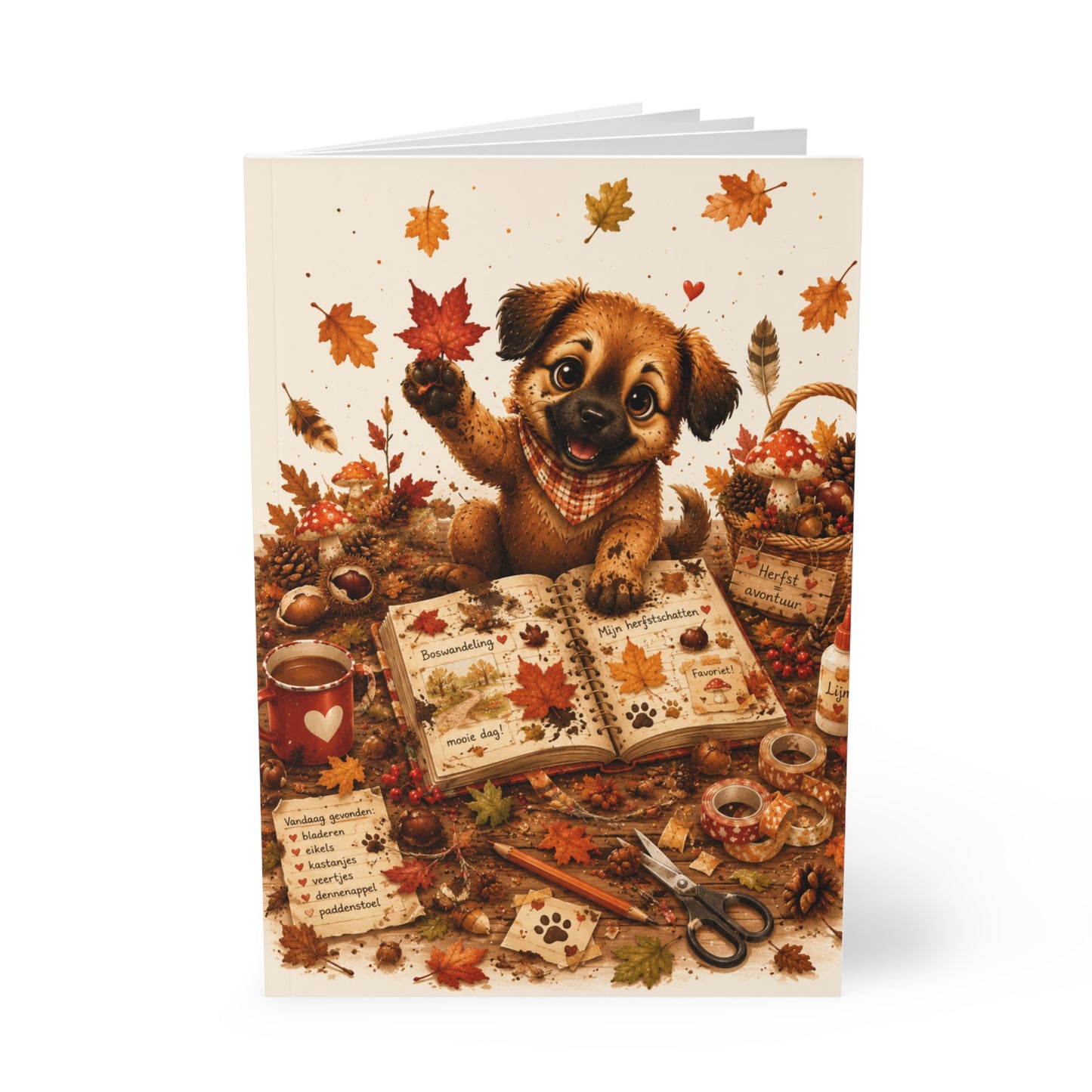 Novi Adventure Journal A5 Notebook | Herfst 2026 | Lijn Notitieboek | Creatieve Aap