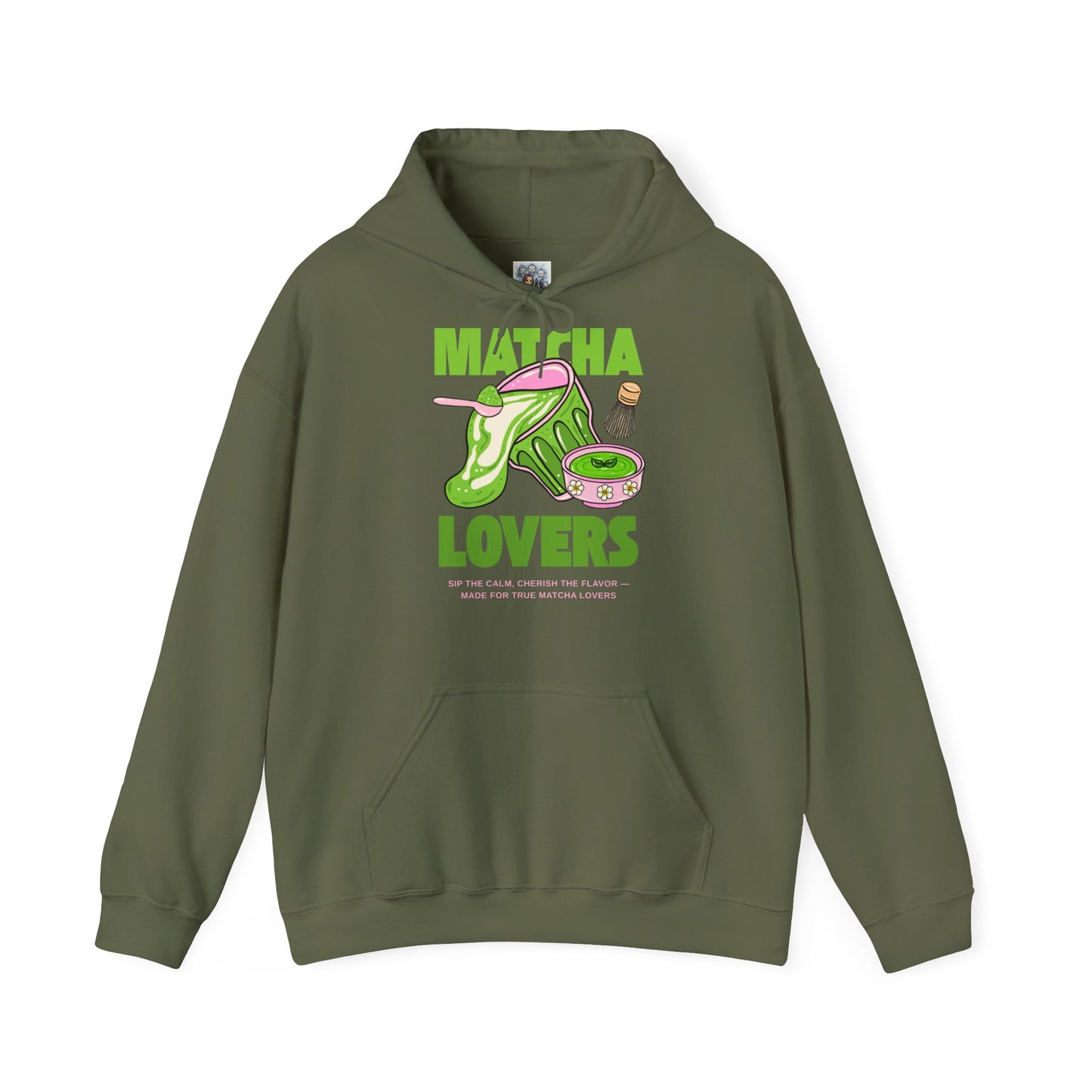 Unisex Heavy Blend™ Hooded Sweatshirt – Matcha Lovers