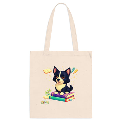 Canvas Tote Bag Nikita – Boekenliefhebber Tas | Creatieve Aap