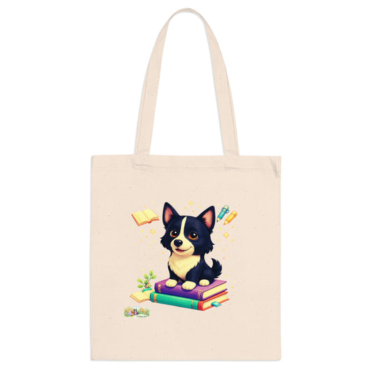 Canvas Tote Bag Nikita – Boekenliefhebber Tas | Creatieve Aap