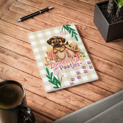 Zonneschijn en Pootjes Novi Notebook A5 | Bullet Journal | Dagboek | Schrift | Creatieve Aap