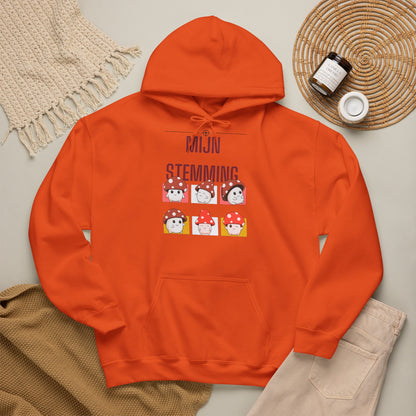 Mijn Stemming Hoodie – Unisex Herfst Hoodie | Kawaii Paddenstoel Hoodie | Gildan 18500