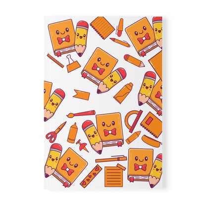 Kawaii Notes A5 Notitieboek – Schattige Schoolspullen – Gelinieerd – 150 Pagina's